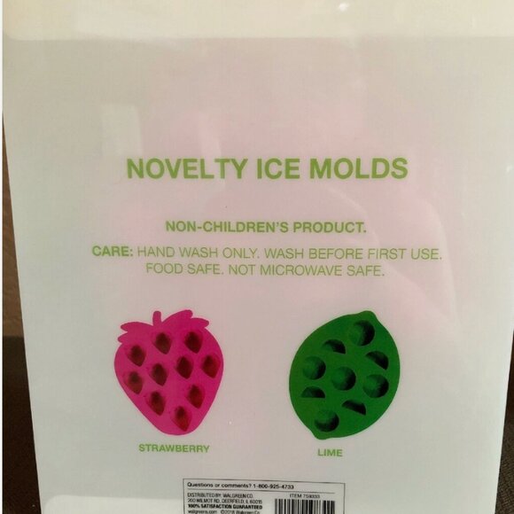 NEW in Package Garden Party Novelty Ice Molds Chocolate Jello Molds Set of 3 NEW - Picture 7 of 7